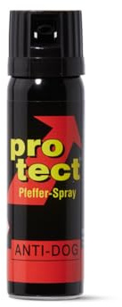 Pfefferspray PROTECT Anti-Dog Direktstrahl oder Breitstrahl 15ml 40ml 50ml 63ml