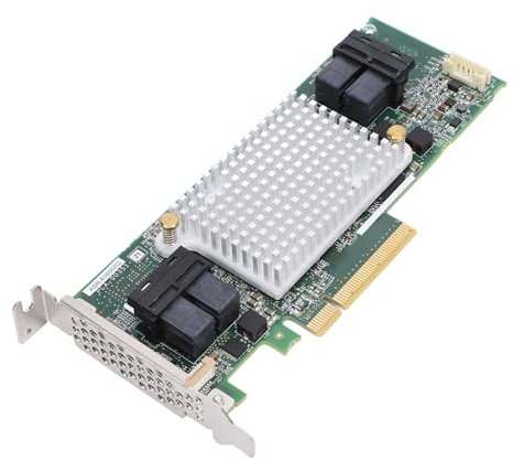 Scheda Controller RAID ASR 81605ZQ, Scheda di Espansione PCI E da 12 Gbps, Cache da 1 GB 16 Canali 256 Dispositivi di Archiviazione Scheda Controller RAID PCIe X8 SAS