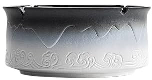 TCDHICY Aschenbecher Aschenbecher mit Farbverlauf, Keramik, Tischaschenbecher, Berg- und Meeresmuster, Aschenbecher for Zuhause, Garten, Café, multifunktionale Dekorationen Desktop-Aschenbecher