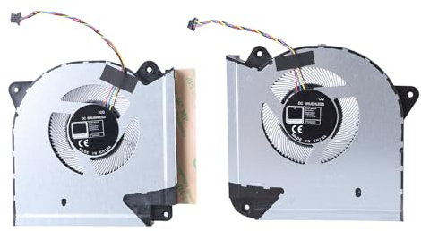 Hkfgdjdl Ventilador de disipador de calor, ventilador de refrigeración para portátil G733CW CPU GPU, radiador de metal, DC12 V 0,6 A, 9 x 9 cm, motor sin escobillas silencioso