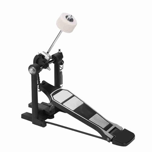 SPYMINNPOO Drum Set Pedal, Double Bass Drum Kick Pedal Alloy -Kettenantrieb mit Einstellbarem Scharniersystem Fußpercussion -Hardware für Anfängerspiele