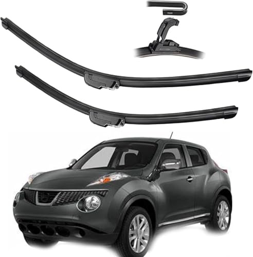 HJBING Car Window Wipers Blades for Nissan Juke F15 2011 2012 2013 2014 2015 2016 2017 2018 2019, Window Wiper Blade Set Automotive All-Climate Efficiency Replacement Blades