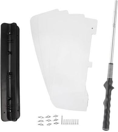 ROHMRHIE Outil de balançoire de pales de Ventilateur en Forme de V d'entraîneur de résistance de Puissance de Golf pour l'entraînement de Golf (Blanche)