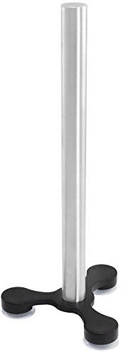 COM-FOUR® Portarrollos de Papel con Soporte de Ventosa - portarrollos de Acero Inoxidable para la Cocina - 31 cm