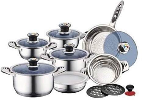 Batteria di Pentole Rosenberg Cooking Set 16 PCs
