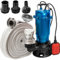 Heavy Duty Flood & Sewage Water Pond Drain Septic Sump Cesspool Grinding Pump with 30m FIRE Hose (Float Switch)