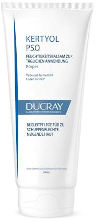 Ducray KERTYOL P.S.O., Psoriasis Balsam für Gesicht und Körper, Schuppenflechte Salbe gegen Juckreiz, Schuppen und zur Beruhigung gereizter Haut, klinisch getestet, 200 ml