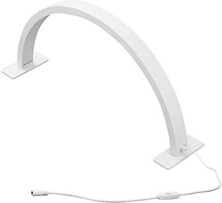 Bewinner Wimpern-LED-Licht, Halbmondlampe für Wimpernverlängerung, 22 Zoll, 25 W, 3000–6000 K, Dimmbare Nagel-Schreibtischlampenbeleuchtung, Desktop-LED-Licht für