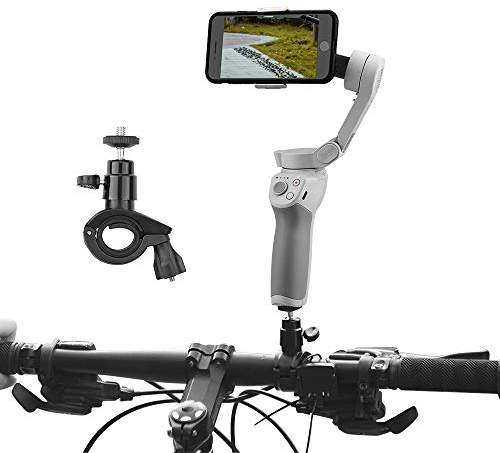 JIJIMICO Fahrradhalterung, Gimbal-Stabilisator, für OSMO Pocket 3/Mobile 4/2 Fahrradhalterung, Fahrradklemme, Handheld-Gimbal-Stabilisator-Zubehör
