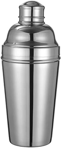 Coctelera grande de acero inoxidable, 60 onzas (plata)