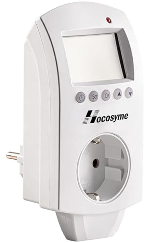 Hocosyme Infrarotheizung Thermostat Steckdose, Infrarot Wandheizung Steckdosenthermostat, Infrarot Heizkörper 7-Tage-Programmierbares präzise Temperaturregelung, Überhitzungsschutz.