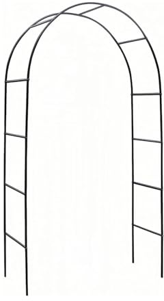 Rosenbogen Metall Rosenbogen Gartenbogen140/100 * 240cm Freistehend Spalier Für Kletterpflanzen Pflanzen Hochzeitstorbogen Garten Dekoration(Black,100 * 20 * 220cm)