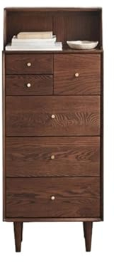Cenz-888 Schubladenkommode für Schlafzimmer Schubladenkommode, Kommode for Schlafzimmer, Kommode mit Holzschienen, Aufbewahrungsschrank for Schlafzimmer, Flur, Wohnzimmer Schubladenkommode