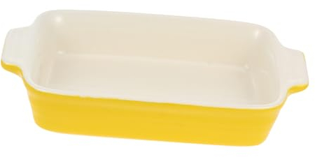 COLLBATH Elegante Teglia Da Forno in Ceramica Adatta Per Pane A Doppia Spiga Formaggio Riso Forno A Microonde Per Famiglie Ristoranti E Hotel