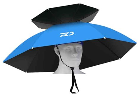 Vllentin Chapeau Parapluie De Tete Adult,Chapeau Parapluie Pliable,Chapeau De Parasol Pliable,Pliable,Protection Solaire,Convient pour Le Jardinage,La PêChe,Les Voyages Et Le Camping