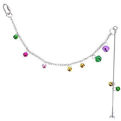 BESTonZON Hühner-hängefutterspender Gemüsespieß Vogel-leckerli-spieß Vogelfutterhalter Hühnerzubehör Mit Sicherheitsschnalle Zum Aufhängen Obst Gemüse Halter