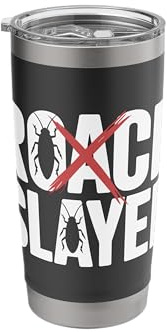 Pest Control Expert Bug Buster Humor Exterminator Life Stainless Steel Insulated Tumbler