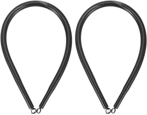sourcing map 2 piegatubi a molla in PVC, diametro esterno 12,5 mm, lunghezza 520 mm, molla piegatubi per tubi in casa idroelettrica, nero