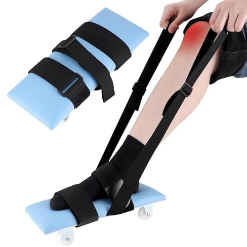 MYFTNP Knie-Rehabilitationsgerät, Rehabilitationsgerät Für Die Unteren Extremitäten, Streck- Und Beugewinkel: 0–145 °, Handschlaufengröße: 155 cm, Verbessert Den Bewegungsumfang Und Lindert Schmerzen