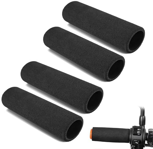 JOOTUEPO 4 PCS Motorcycle Handlebar Grips, Motorbike Over Grip For Comfort, Anti Vibration Anti-Slip, Universal Scooter, Motorcycle & Bike OVER Grips for Handlebars