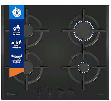 Balay, Placa de Gas, 75 cm, 5 fuegos, GasStop, negro, 3ETG676RB | Enciende el fuego con una sola mano gracias al Autoencendido integrado en el mando.