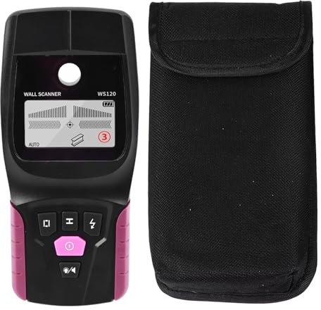 Motwell Stud Finder, rilevatore metallico scanner murale, strumento di sensore elettronico LCD digitale portatile per il rilevamento delle pareti in legno