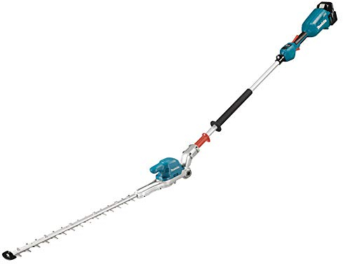 Makita DUN500WRTE 18V Li-ion LXT Brushless Pole Heckenschere Komplett mit 2 x 5,0 Ah Akkus und Ladegerät