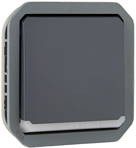 Legrand - Interrupteur ou va-et-vient lumineux étanche Plexo 10A à équiper d'un boitier ou plaque support finition anthracite