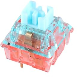 Ranked RS-2 Mechanische Tastenschalter für mechanische Gaming-Tastaturen | 5-Pin PCB Montiert | Linear 47cN von Haimu (Water Ballet, 120 STK.)