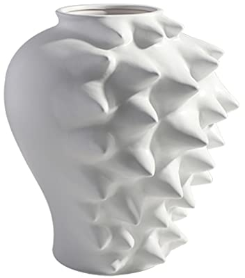 RUTAVM Vase Keramikvase, kreative Blumenvase Moderne Vasen for Wohnkultur Wohnzimmer Hochzeit Blume Arrangements Tischmittelstück Haus Dekoration (Color : A, Size : 31cm)