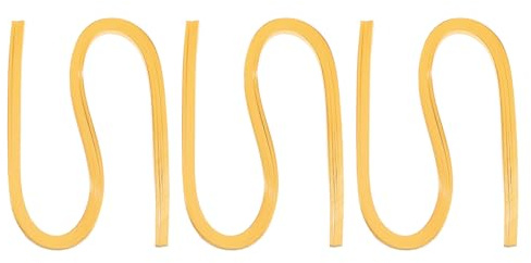 PATIKIL Quilling Papier Goldgelb 180 Stück 1cm x 54cm Quilling-Papierstreifen Origami Papier für Quilling Kunst DIY Papierhandwerk Handwerk