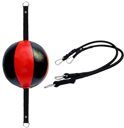Box-Reflex-Ball | Gym Speed Boxsäcke | Boxen Doppelendball, Schlagender Boxsack, verstellbares stabiles Fitness-Zubehör für Beweglichkeit, Hand-Augen-Koordination