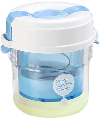 Umiocns Joghurtfilter, Joghurt-Sieb, Joghurt-Käse-Sieb, Joghurt-Molken-Trenner mit Deckel, Küchenhelfer, Milchmaschine mit ultrafeinem Netz, Joghurt-Maker-Sieb für dicke, cremige