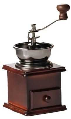 Macchina Per Caffè Espresso Manuale Uso Domestico Con Macinacaffè A Manovella In Legno E Ghisa Cucina O Macinacaffè Portatile Da Campeggio All'aperto