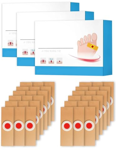 GAJUS Quita Verrugas, 18 Paquetes para Eliminar Verrugas en Pies y Manos - Tratamiento Seguro y Suave para Mantener tu Piel Sana, Alivio Rápido del Dolor de Callos y Cuidado Efectivo de los Pies