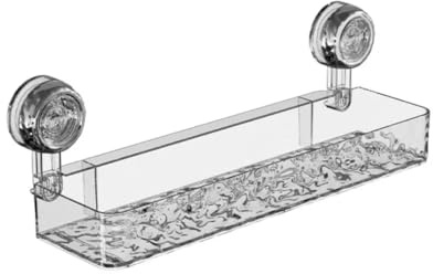 Duschablage mit Saugnäpfen – stabile Eckablage ohne Bohren, Wasserablauf, rostfrei, ideal für Shampoo & Kosmetik, platzsparend & stilvoll, perfekte Badezimmer-Organisation (weiss)