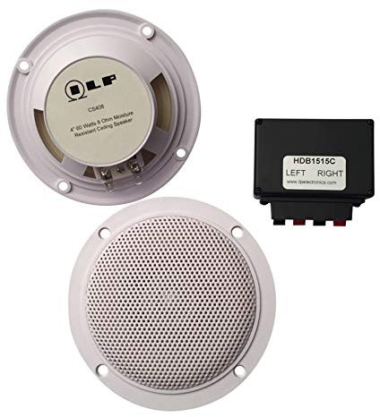 B-Creative Enceintes de plafond Bluetooth étanches 30 W (S15LW)