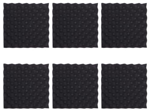 Vaguelly 6 Pcs Sound-absorbing Cotton Sound-proof Cotton Sponge Ceiling