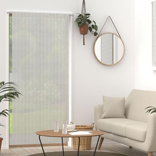 Soleil d'ocre Tenda Porta Finestra, Argento, 90 x 200 cm