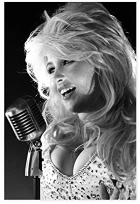 THEGIS Poster sur toile Star Dolly Parton 8 - Décoration murale pour salon, chambre à coucher - Style sans cadre - 60 x 90 cm