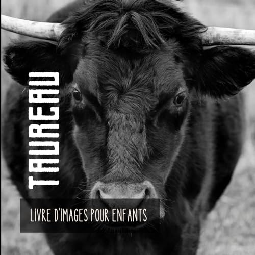 Taureau: Livre d'images pour enfants