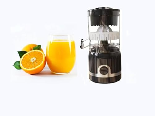 Electric Juicer Rechargeable - Citrus Juicer Machines with USB and Cleaning Brush Portable Juicer for Orange, Lemon, Grapefruit (Black)