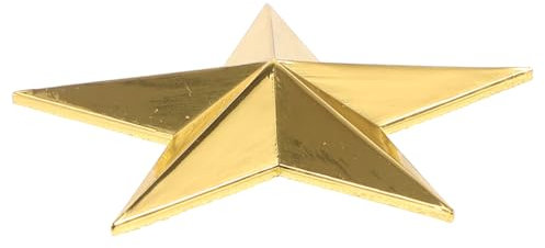 HAWILLOSCH Sternhandwerk Aus Zinklegierung Für Medaillen-sterndekoration Dekorative Sternmedaille Mit Filigraner Pentagramm-optik Für Stern-medaillen-accessoire Und Bastelprojekte