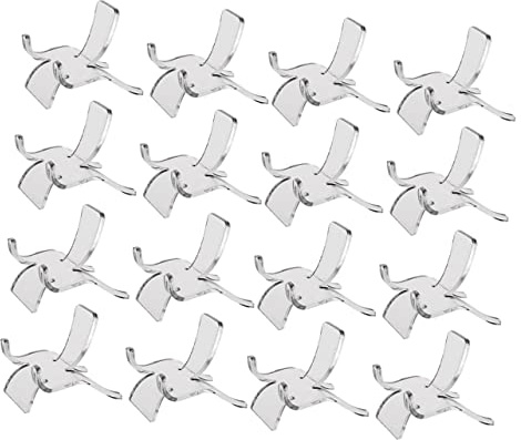 ORFOFE 25stücke Acryl Display Ständer Für Kristalle Und Schmuckanhänger Staffelei Für Steine Klarer Acryl Für Wohnraum