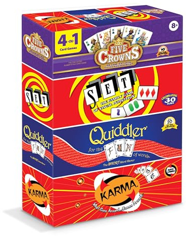 Five Crowns 4 Pack Bundle Card Games for Kids
