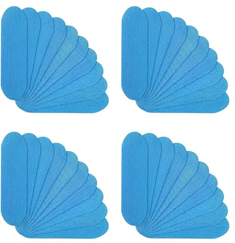 NHQZ 80 Pièces Bande de Protection Doigt,Bowling Thumb Tape,Rubans Adhésifs pour Pouce de Bowling,Protection élastique pour Bowling,Accessoires de Bowling,Parfait pour Femmes,Hommes - Bleu