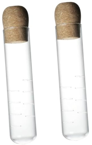 Gatuida 2piezas Infusores De Té De Vidrio Transparente Colador De Té Con Tapa De Corcho Reutilizable Para Tazas