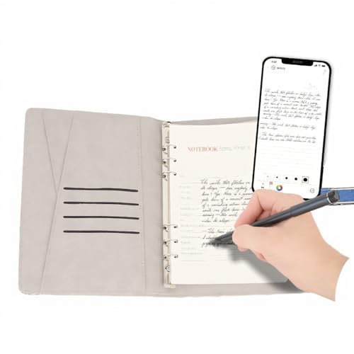 Digital Smart Pen Notebook und Schreibplatine, 3 in 1, Echtzeit Digitalisierungssynchronisierung Konvertieren in Text und Freigabe von Papiernotizen, Kompatibel mit Smartphones
