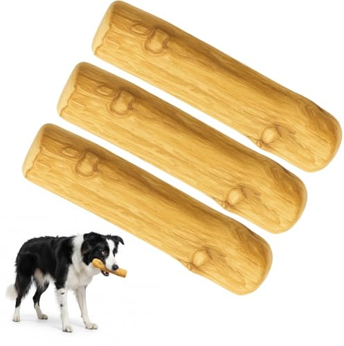 ZVBRSKM 3 Stück Kaffeeholz Für Hunde, Langlebiges kauholz für Hunde, kaffeeholz für welpen, Olivenholz Hund, M Größe