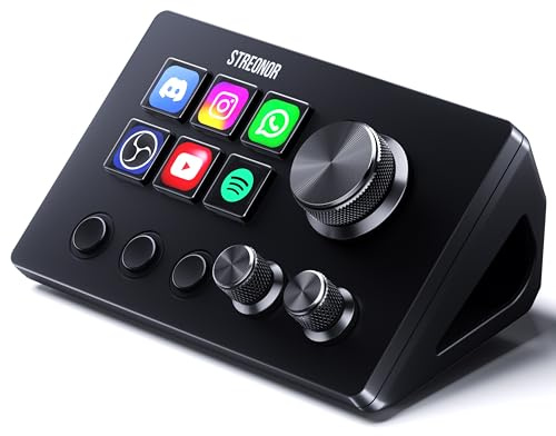 Streonor Stream Controller S6 Studio Deck with 6 Keys 3 Knobs 3 Scene Keys